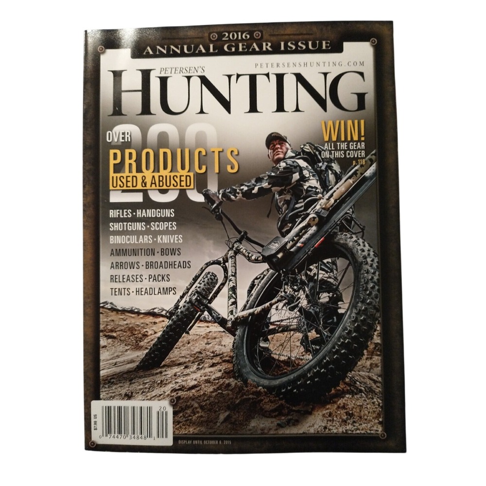 Petersen's Hunting Magazine 2016 Annual Gear Issue 200+ Products Reviews